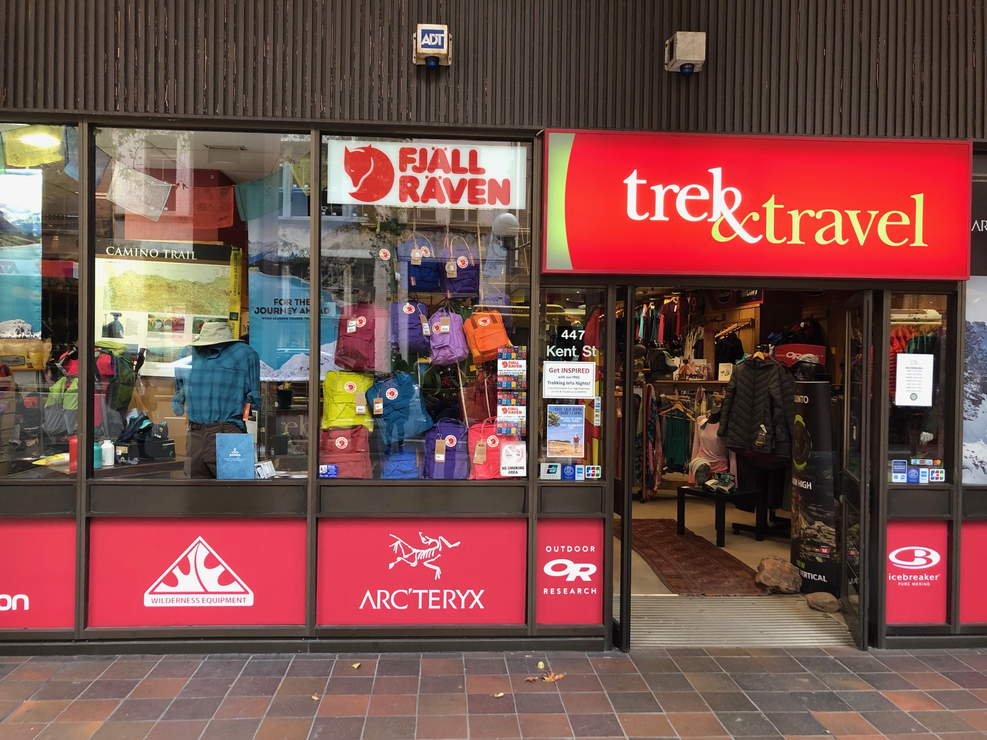 Trek & Travel, Kent Street, Sydney – One of the best hiking stores in Sydney